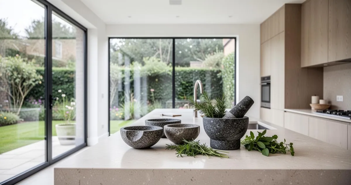 Cuisiner comme un chef avec un set d'ustensiles en pierre compatible induction