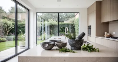 Cuisiner comme un chef avec un set d'ustensiles en pierre compatible induction