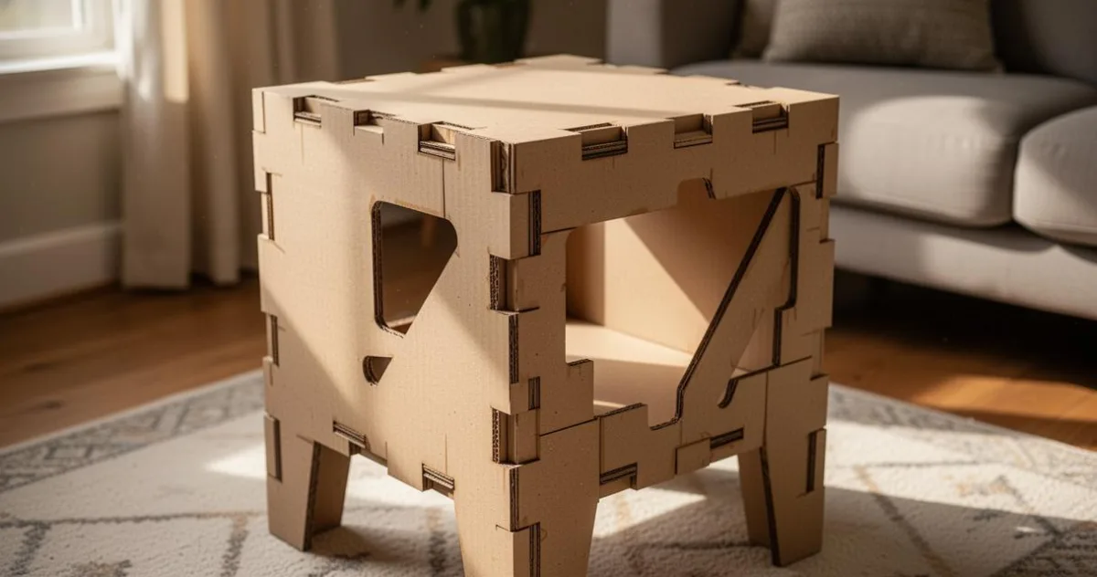 Loisirs créatifs : dessinez votre propre patron pour un meuble en carton sur mesure – image 4