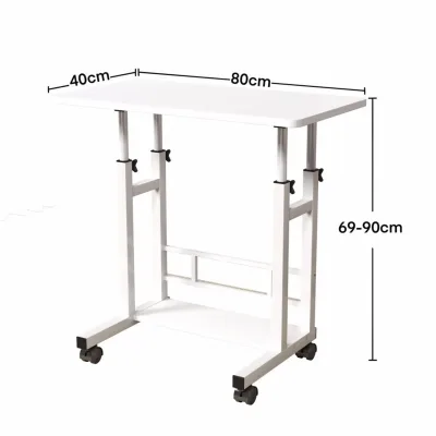 Bureau sur roulettes réglable en hauteur – image 3