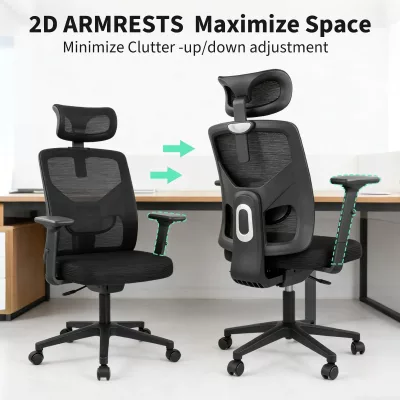 Chaise de bureau ergonomique en maille
