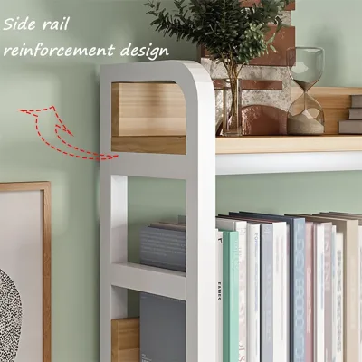 Étagère de bureau à 3 niveaux bois et métal – image 3