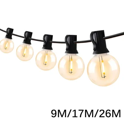 Guirlande lumineuse d'extérieur à globes LED