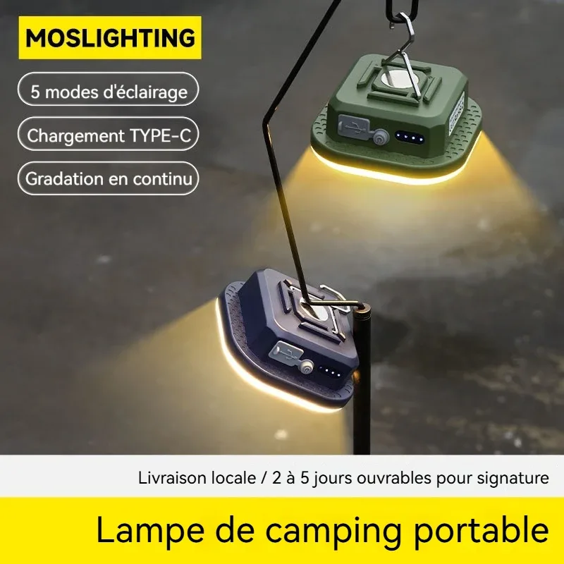 Lanterne LED rechargeable aimantée en ABS