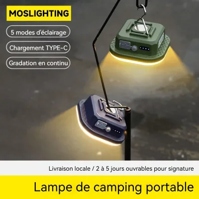 Lanterne LED rechargeable aimantée en ABS