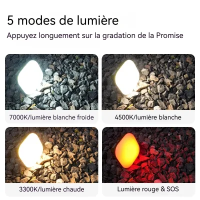 Lanterne LED rechargeable aimantée en ABS – image 3