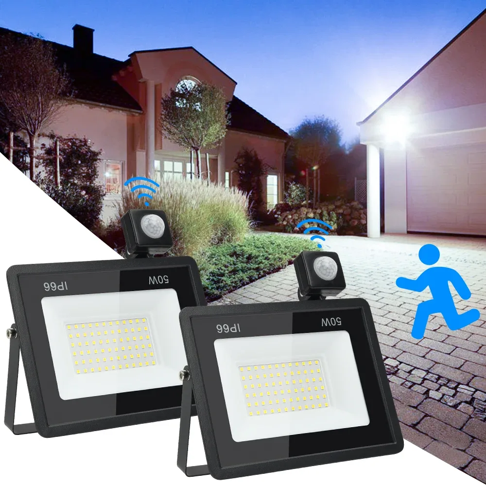 Projecteur LED à détecteur de mouvement