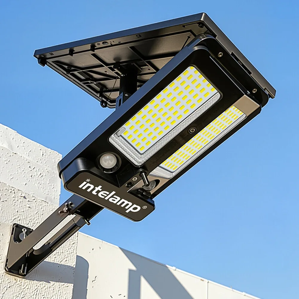Projecteur solaire extérieur à détecteur