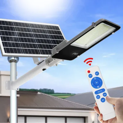 Réverbère solaire LED en aluminium, 300 W – image 2